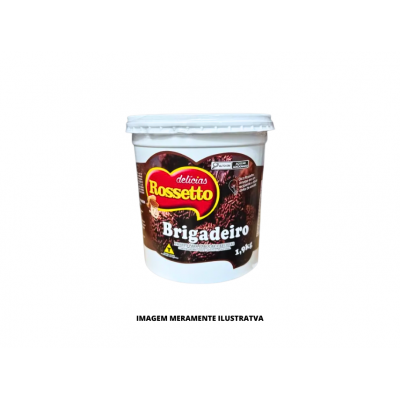 BRIGADEIRO - ROSSETTO - 1,9KG PRONTO - CX6